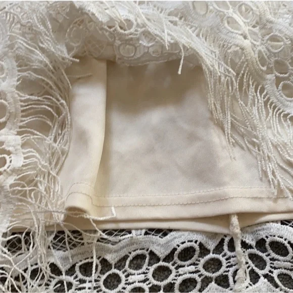 Lulus Kenna Fringe and Crochet Dress Medium - Picture 4 of 6